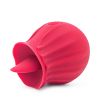 CR-Niannujiao tongue licking sucking vibrator rose red