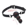 Full Silicone Double-Ended Open Mouth Gag Dildo Oral Fixation Strap On Slave Sex Toys Penis Plug Harness Bdsm Bondage For Couple